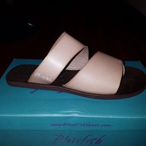 Blowfish Deel Blush Slip On Sandals